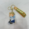 Creative scooter, little pig and little bear animal style soft rubber keychain, cartoon animal style skateboard 3D figurine pendant Application Scenario